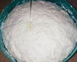 A picture of step 4 of Eggless pizza dough.