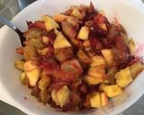 Une image de l'étape 5 de Compote aux deux pêches et ananas.