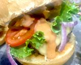 A picture of step 11 of The Ultimate American Beef burger.