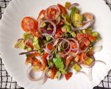 A picture of step 2 of Avocado egg salad.