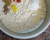 A picture of step 1 of Multigrain Methi Masala Thepla.