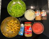 Foto del paso 1 de la receta: Garbanzos con tofu y crema Thai