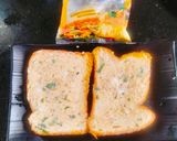 A picture of step 2 of Cheese Spread Garlic Toast 🤤 😋.