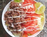 Hình bước làm 3 của món Salad bò tái lăn