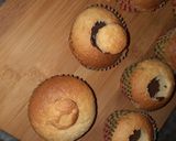 A picture of step 8 of Chocolate filled vanilla cupcakes.