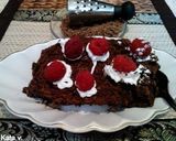 Csokoládés - kávés fatörzs #ünnepséfje recept fázis 11 fotója