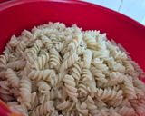 Oregánós sok zöldséges tésztasaláta (vegán) recept fázis 3 fotója