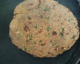 A picture of step 2 of Jowar fenugreek thalipeeth.