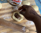 A picture of step 5 of NUTELLA FILLED BREAD 🥯.