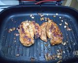 A picture of step 5 of Pan Fried Chicken Breast...low carb diet.