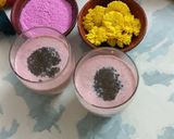 A picture of step 4 of Rose Flavour Thandai.