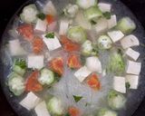 Foto langkah ke 3 dari resep Sup Oyong Tahu.