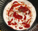 A picture of step 5 of Sweet Potato Tikki Chaat.