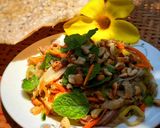 Hình bước làm 5 của món Gỏi Lòng Bò Bóp Thấu