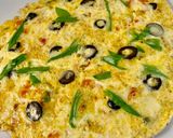 A picture of step 9 of Omelette Pizza.