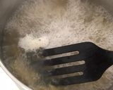 Foto del paso 6 de la receta Unos macarrones, con langostinos y salsita de albahaca 🌿