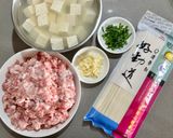 麻婆豆腐拌麵的食譜步驟1照片
