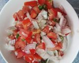 A picture of step 2 of Kadu ka raita summer special.
