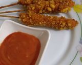 A picture of step 4 of Chat pat Crunchy chicken sticks.