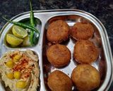 A picture of step 5 of फलाफल और हम्मस (falafala recipe in hindi).