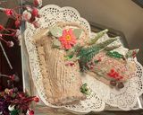 A picture of step 7 of Buche de Noel.