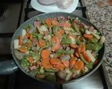 Foto del paso 1 de la receta Menestra especial con gambas al pilpil