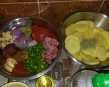 صورة لخطوة 1 من وصفة بطاطا كوشة🥔 بالمرقاز🥘