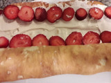 Pionono con frutillas y chantilly 🍓🍓