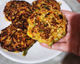 Une image de l'étape 5 de Petite galette de légumes et flocons d'avoine.