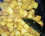 A picture of step 5 of Aloo masala chaat.