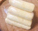 Hình bước làm 5 của món Bánh cuộn nhân custard chuối