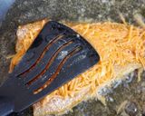 Édesburgonyás tőkehalfilé mustáros dresszinggel recept fázis 4 fotója