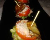A picture of step 4 of Eggplant Roll ups.