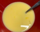 Foto langkah ke 2 dari resep Pie susu teflon tanpa oven (ukuran sendok).