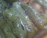 Foto del paso 6 de la receta: Matambrito en mostaza y miel a la chapa y verduras en vinagreta