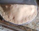 A picture of step 3 of Gujiya like Paneer paratha.