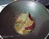 A picture of step 3 of Gujarati Vaal Nu Shaak (Lima Beans Curry).