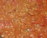 Foto del paso 2 de la receta: Polenta con salsa bolognesa y cantimpalo