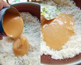 A picture of step 2 of Fresh Coconut Laddoo. (Basant Panchmi Special).