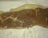 Foto langkah ke 1 dari resep Steak with Mozarella Homemade.
