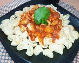 صورة لخطوة 3 من وصفة معكرونة بالصلصة الحمراء 👌👌😋😋😋