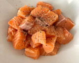 Foto del paso 2 de la receta: Pasta “Nero dí sepia” con Salmon y Gambas