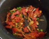 A picture of step 4 of Masala Oats with Italian seasoning.