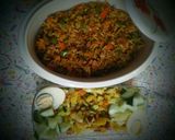 A picture of step 2 of Oriental Rice.