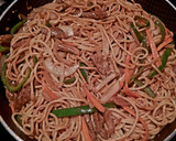 Foto del paso 4 de la receta: Fideos chinos con ternera