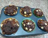 A picture of step 7 of Double chocolate Cupcakes.