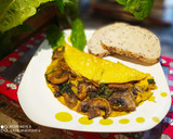 Foto del paso 3 de la receta: 🌈Omelette de Champiñones y Achicoria Silvestre🌈