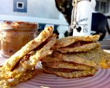 Foto del paso 3 de la receta Galletas de avena y plátano rellenas de Nutella casera