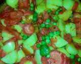 A picture of step 3 of Mix sabzi.