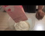 A picture of step 1 of Fried bao (mantao).